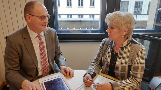20200217 Dr. Hans Liesenhoff und Helene Wildfeuer im Gespräch
