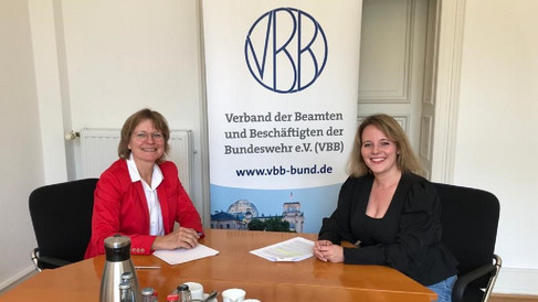 Bundesvorsitzende, Imke von Bornstaedt-Küpper im Gespräch mit Jessica Rosenthal