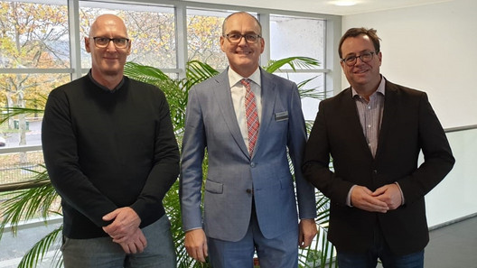 Stefan Tittes und Alexander Hess im Gespräch mit Dr. Liesenhoff
