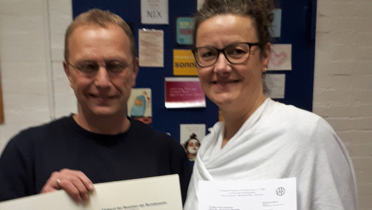 Ehrung von Frau Birgit Franz, StOGr. Darmstadt