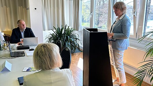 Die Bundesvorsitzende informierte über aktuelle Themen des Verbandes – Fotograf Steffen Lorenz