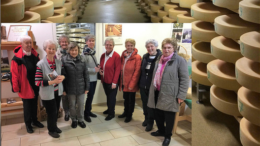 Besuch der Käserei - Ausflug der StOGr München-Fürstenfeldbruck