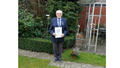 20210128 Ehrung 60 Jahre Baumann Urkunde