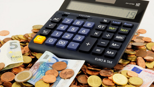 Geld und Taschenrechner