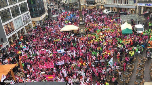 Einkommensrunde 2018 - Warnstreik Bonn