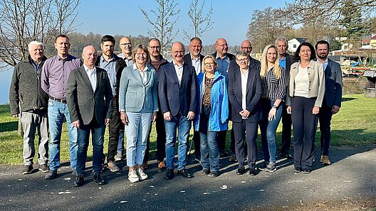 Der Vorstand des Bereiches VII mit seinen Gästen
