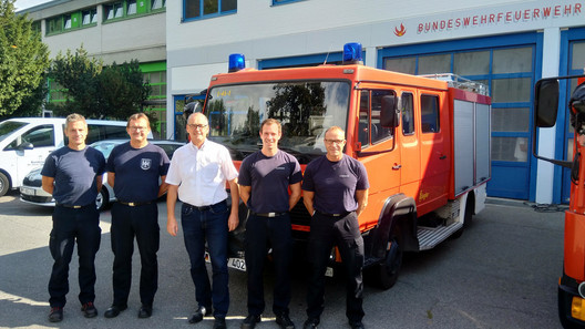 VBB auf Stippvisite bei der Bundeswehrfeuerwehr in Neckarzimmern