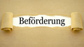 Beförderung