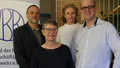 Der im Februar 2024 neu gewählte Vorstand der StOGr Strausberg (v.l.n.r.: Herr Michael Rudolph, Frau Astrid Bittkau, Frau Nadja Heine, Herr Danilo Briet)