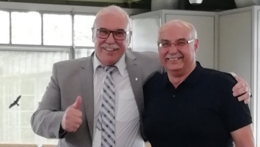 Bereichsmitgliederversammlung Bereich IX, Jakob Milles und Erwin Gallas