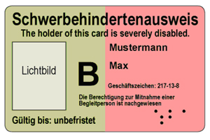 Schwerbehindertenausweis